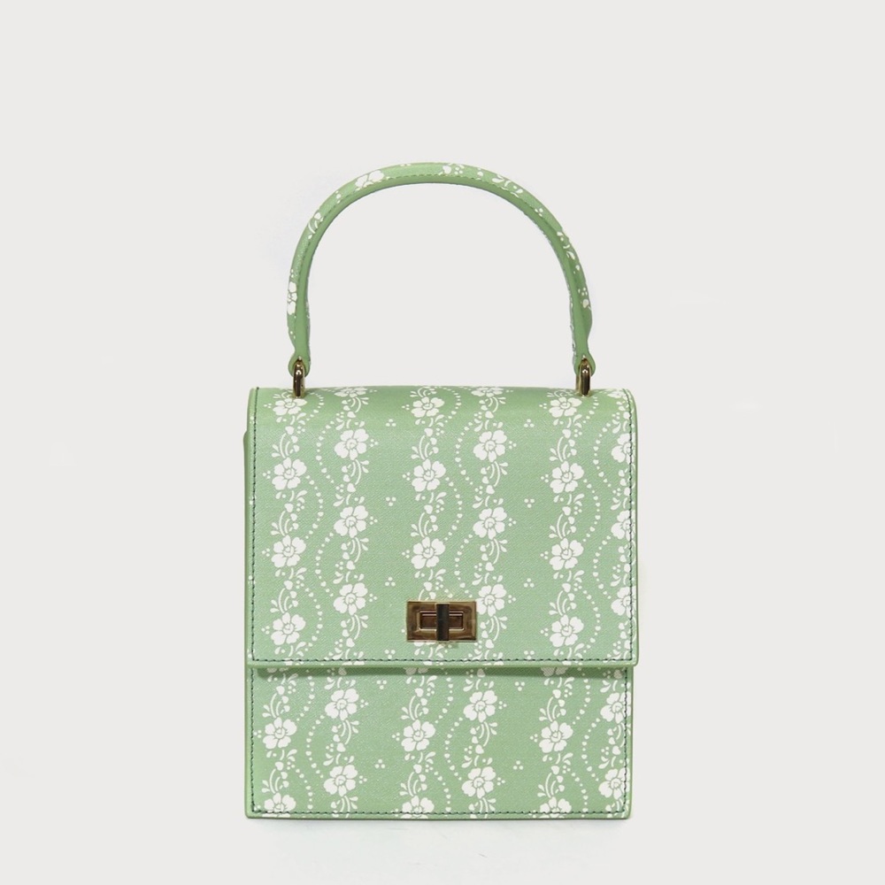 Neely & Chloe x Julia Berolzheimer - The Mini Lady Bag in Posey Thyme